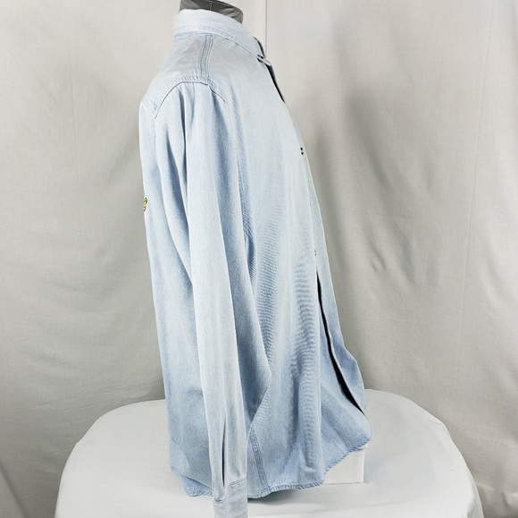 Most Wanted Embroded Long Sleeve Button Up - Picture 4 of 5